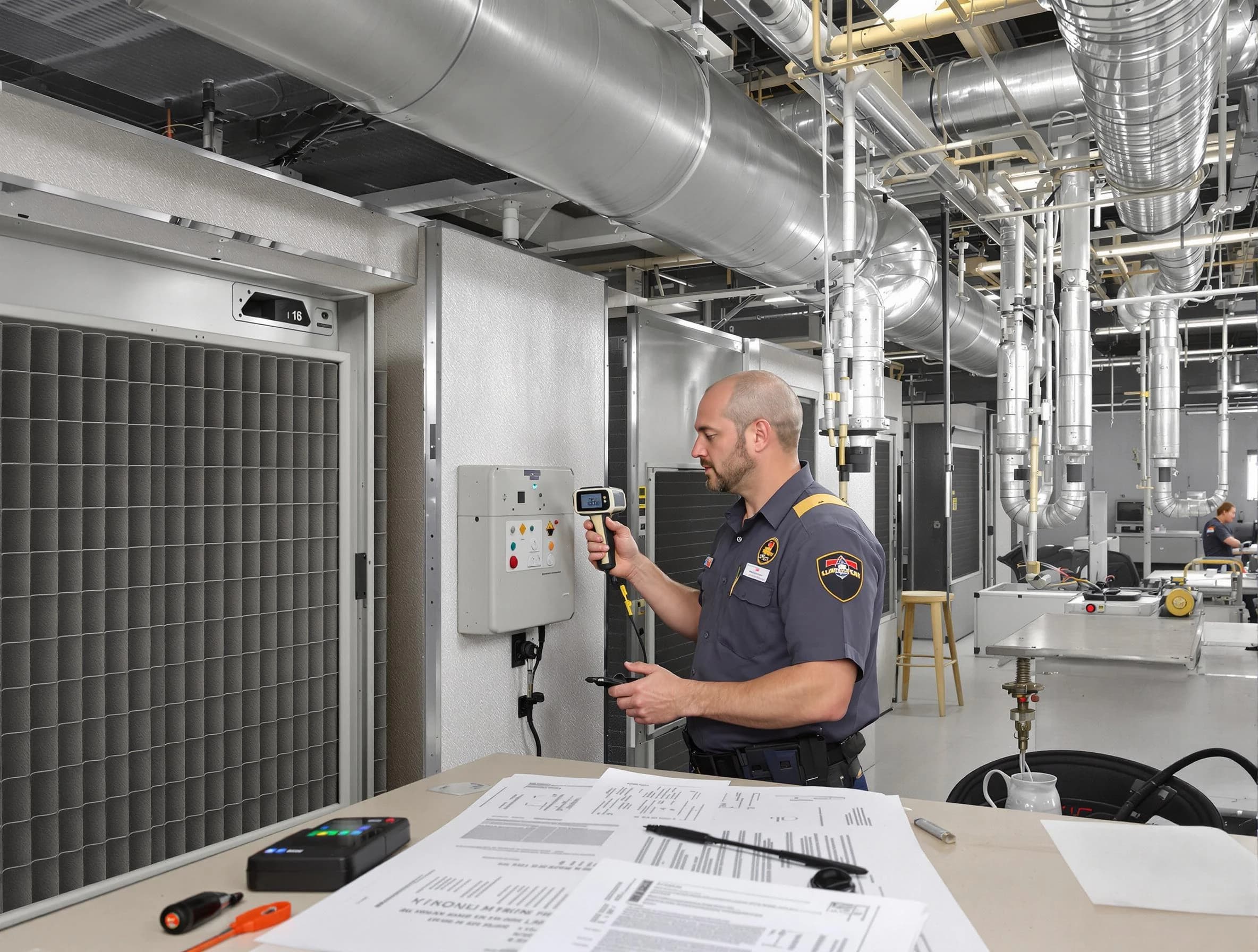 Professional filter system inspection by Draper Air Duct Cleaning in Draper