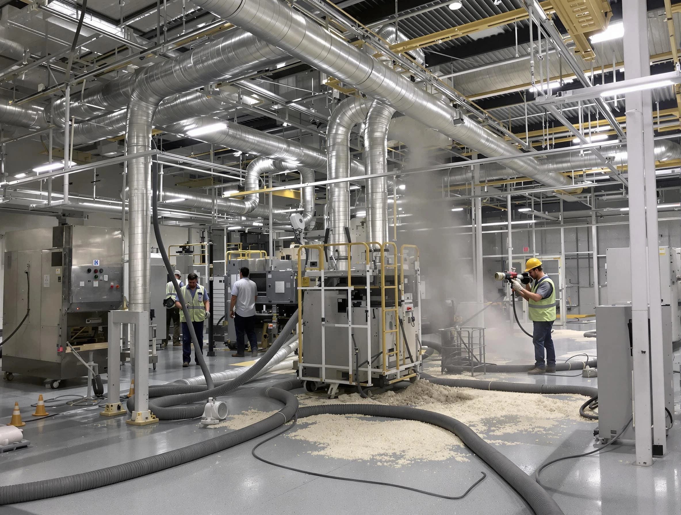 Heavy-duty industrial duct cleaning by Draper Air Duct Cleaning in Draper