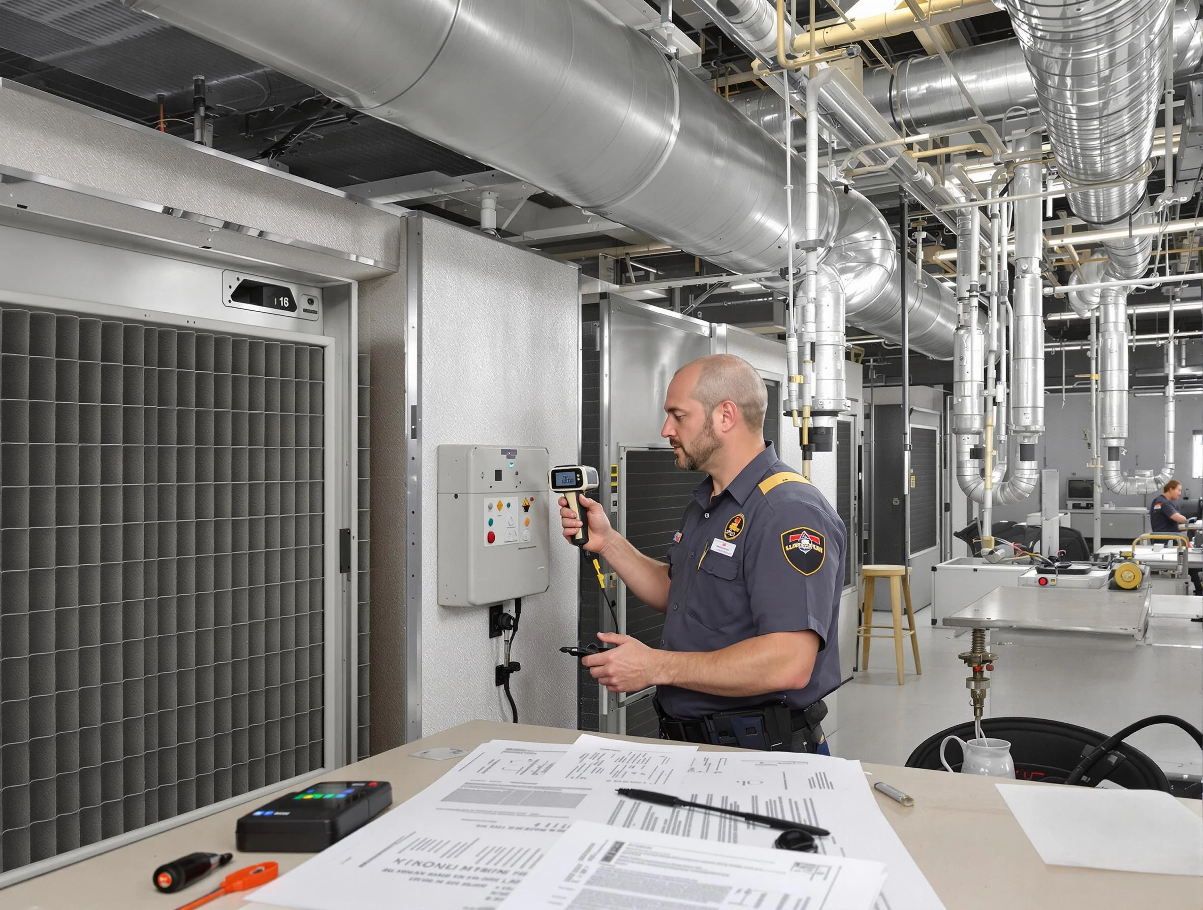 Professional filter system inspection by Draper Air Duct Cleaning in Draper