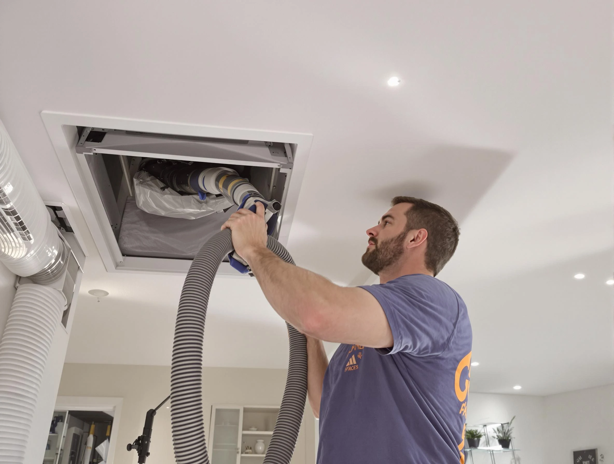 Precision indoor duct cleaning by Draper Air Duct Cleaning in Draper